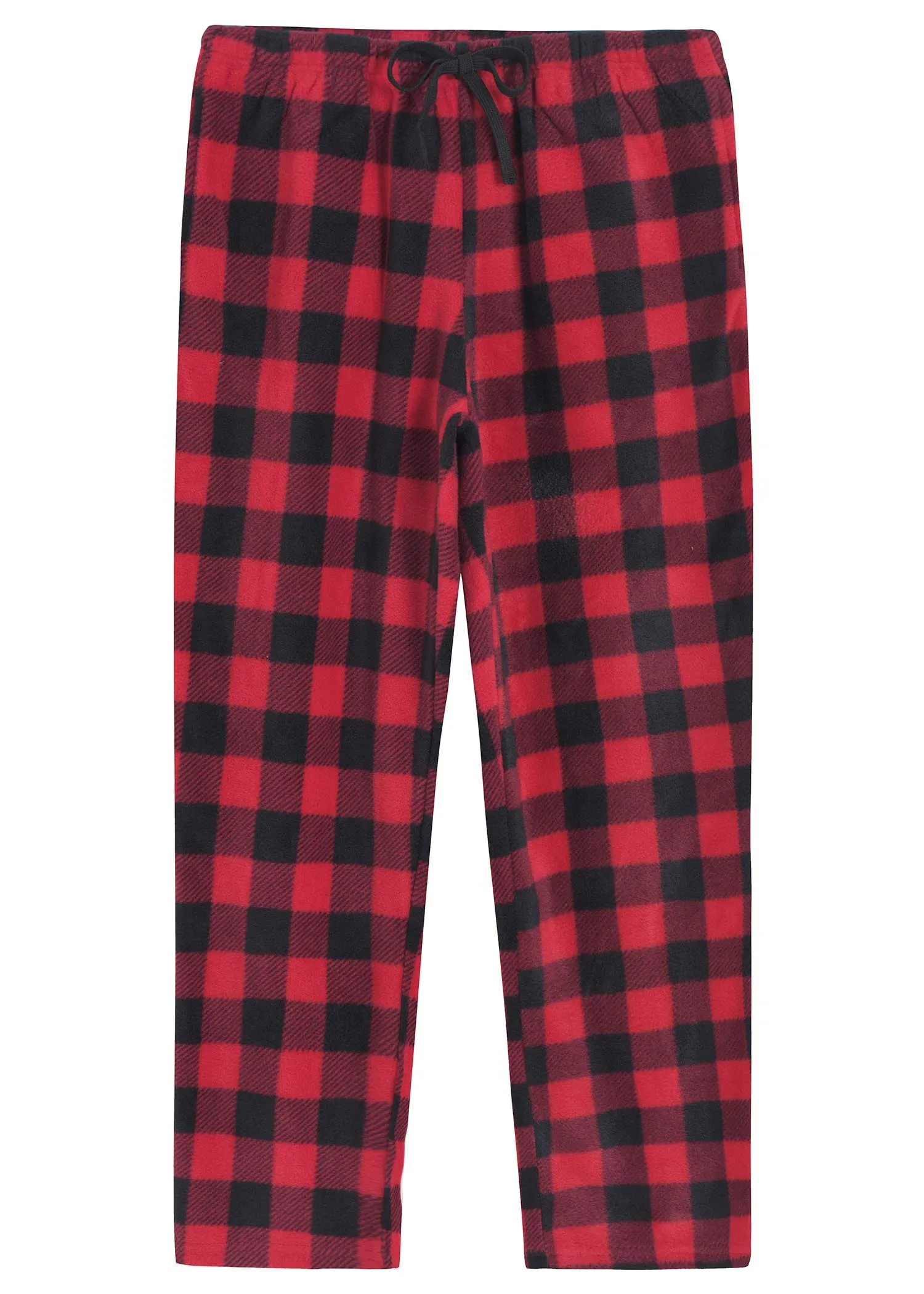 Women's Fleece Plaid Pajama Pants with Pockets