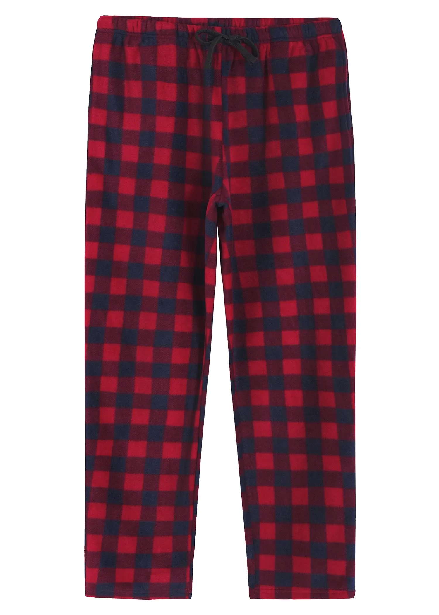 Women's Fleece Plaid Pajama Pants with Pockets