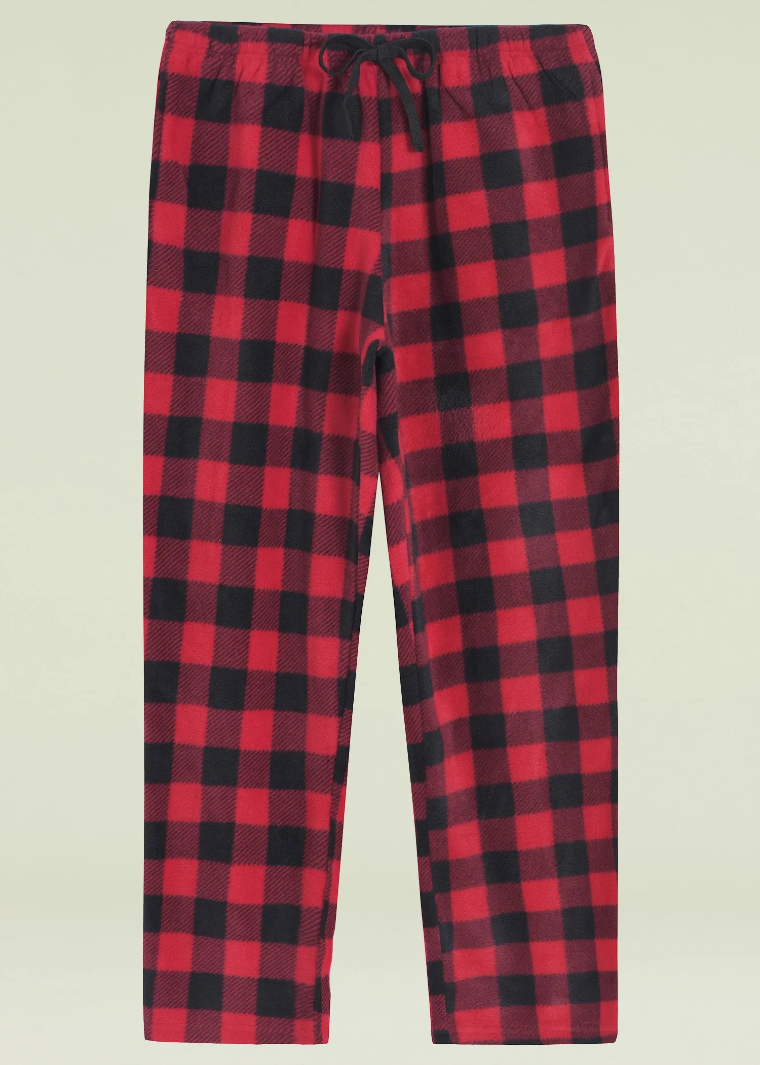 Women's Fleece Plaid Pajama Pants with Pockets